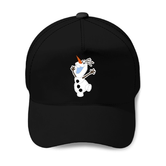 disney frozenss Olaf Dancing Portrait Baseball Caps