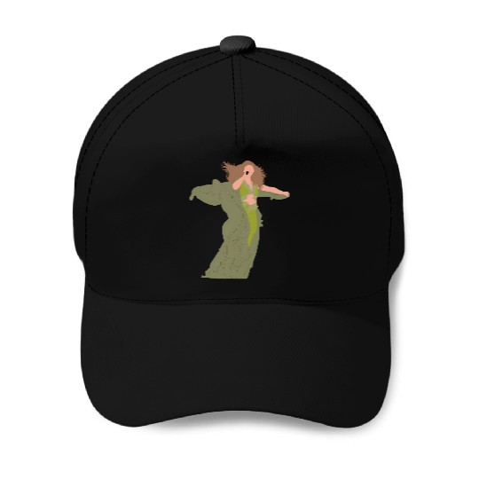 Green Folklore Dress Eras Tour Spin Baseball Caps