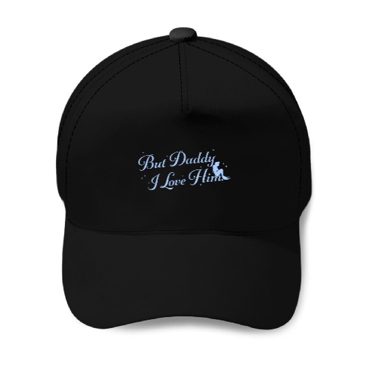 Disneyss The Little Mermaid But Daddy I Love Him Big Text Logo Baseball Caps