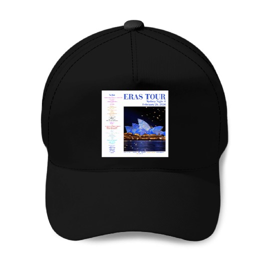 Eras Tour Setlist - Sydney Night 4 Baseball Caps