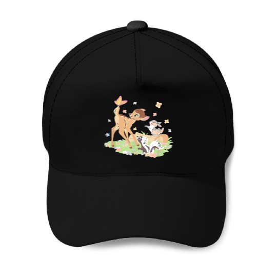 Disney Bambi Thumper & Flower Pastel Spring East Baseball Caps