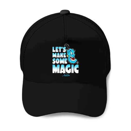 Disney Aladdin Genie Lets Make Some Magic Gradie Baseball Caps