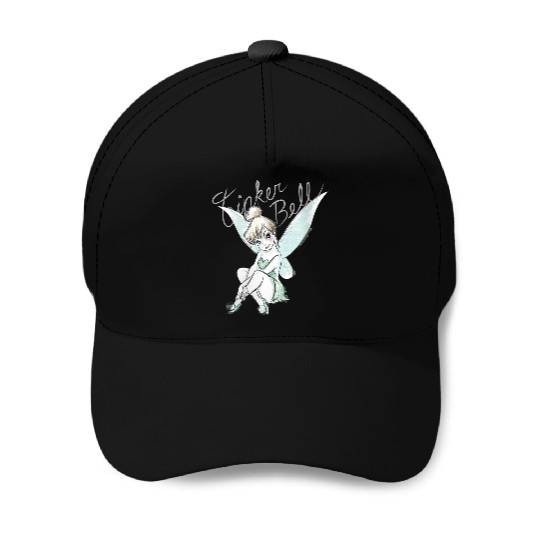 Disneyss Tinker Bell Sitting Baseball Caps