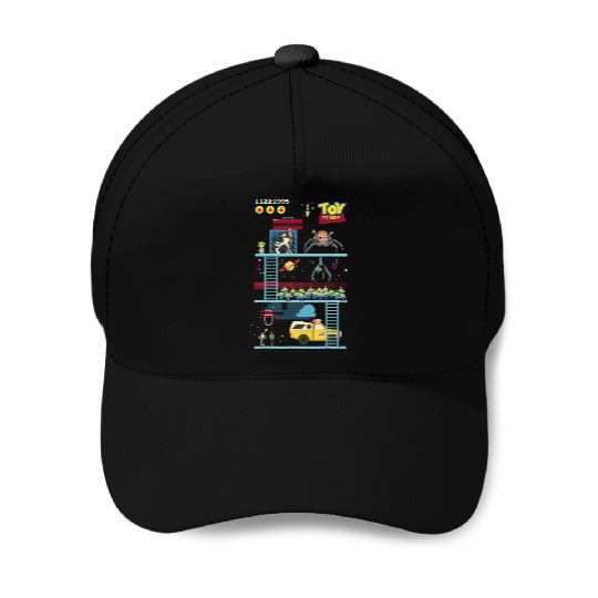 Disney Pixar Toy Story 8-Bit Video Game Scene Baseball Caps