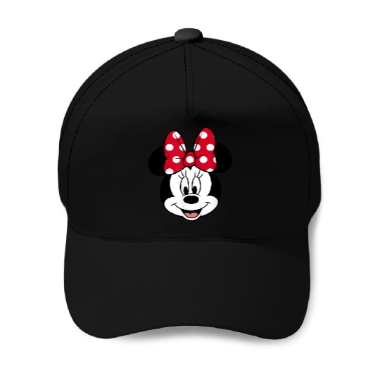Disney Minnie Mouse Pretty Face Classic Logo T-S Baseball Caps