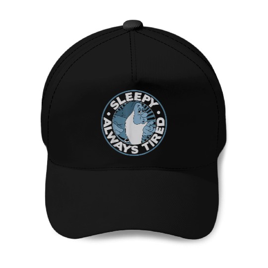 Disney Snow White Sleepy Always Tired Circle Gra Baseball Caps