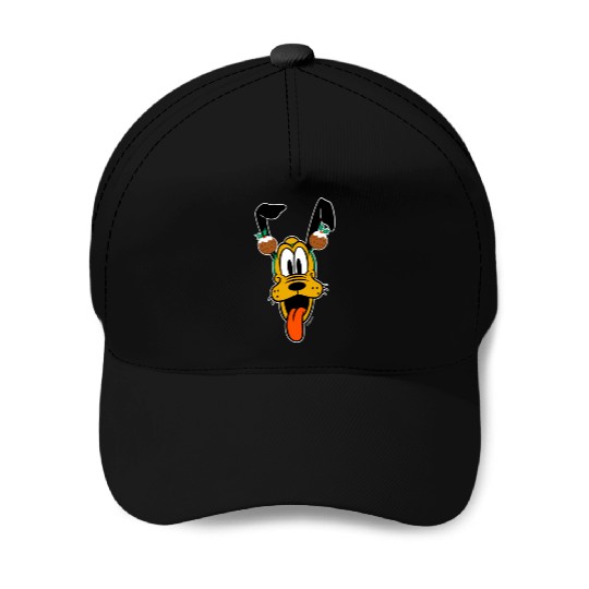 Disney Pluto Christmas Pudding Holiday Headband Corner Art Merry Christmas Baseball Caps