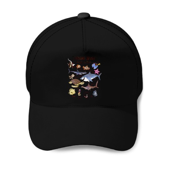 Womens Disney Pixar Finding Nemo Fish Guide V-Neck Baseball Caps