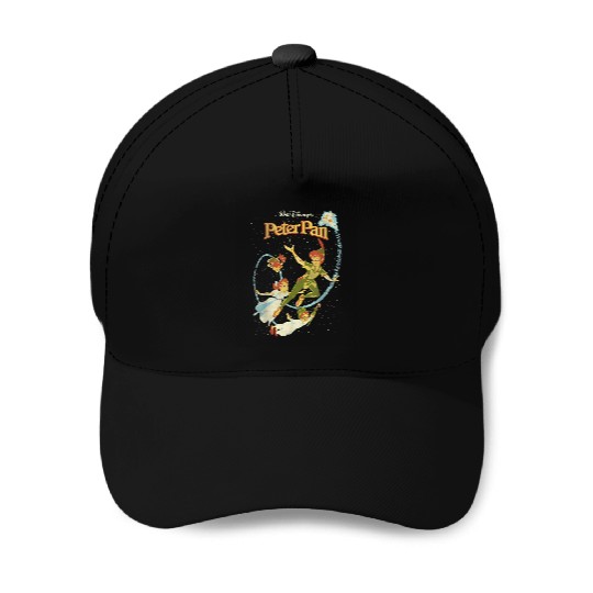 Disney Peter Pan Darling Flight Vintage Graphic Baseball Caps