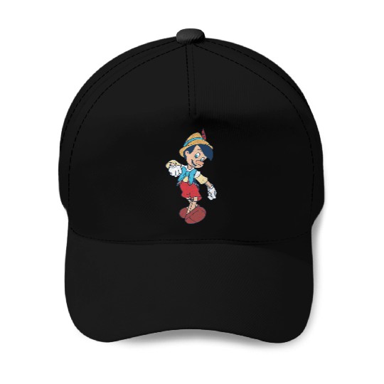 Disney Pinocchio Strutting With A Smile Full Body Baseball Caps