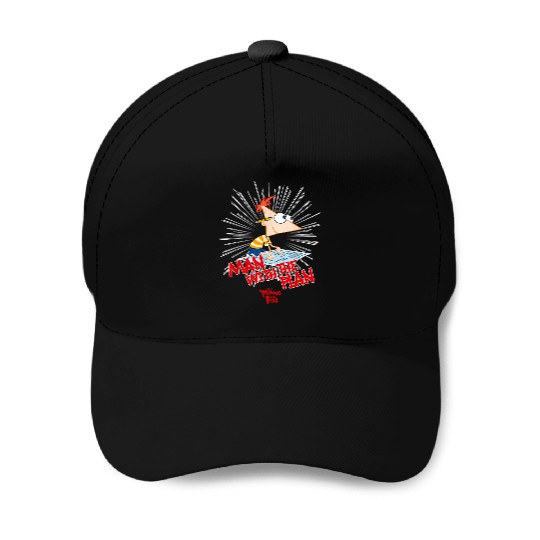 Disneyss Phineas And Ferb The Plan Man Baseball Caps