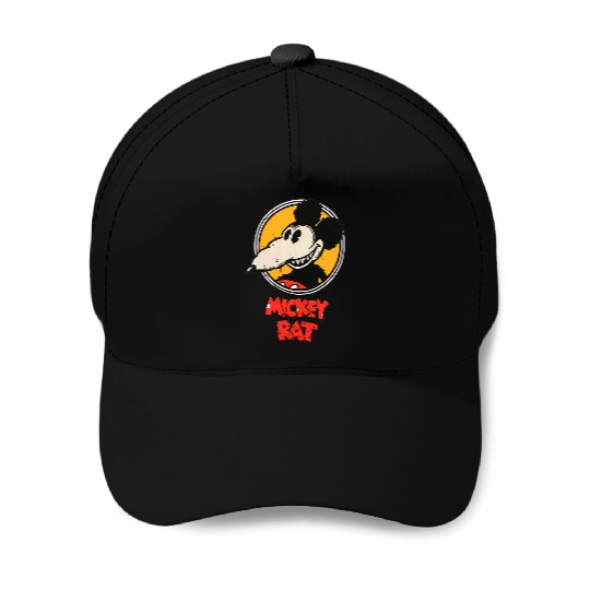 Mickey Rat Essential Baseball Caps, Retro Disney Mickey Mouse Baseball Caps, Vintage Disney Baseball Caps