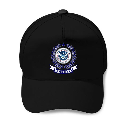 Department Of Homeland Security Retired Logo Baseball Caps