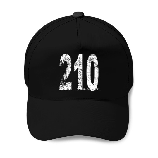 Vintage San Antonio Area Code 210 Baseball Caps
