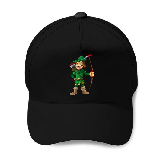 Robin Hood-arrows-bow-tale Baseball Caps