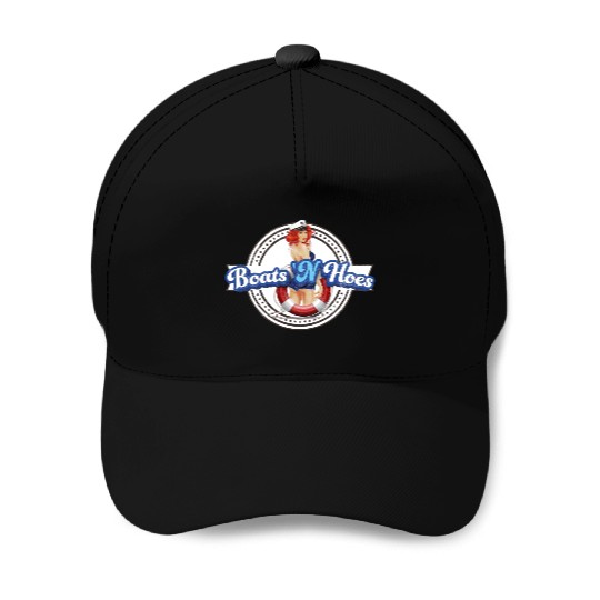 BOATS 'N HOES STEP BROTHERS SEXY LOGO Baseball Caps