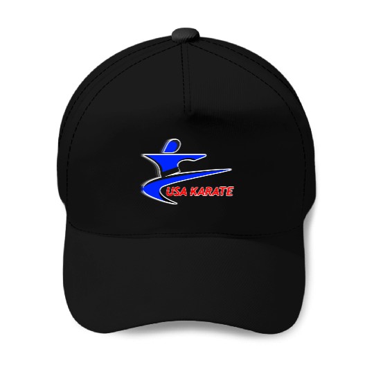 Team USA Karate Baseball Caps