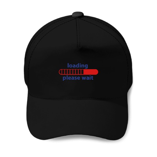 Loading Please Wait New Technologies Icon 2c Sales Baseball Caps