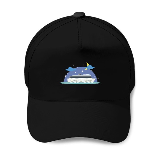cruise ship Baseball Caps