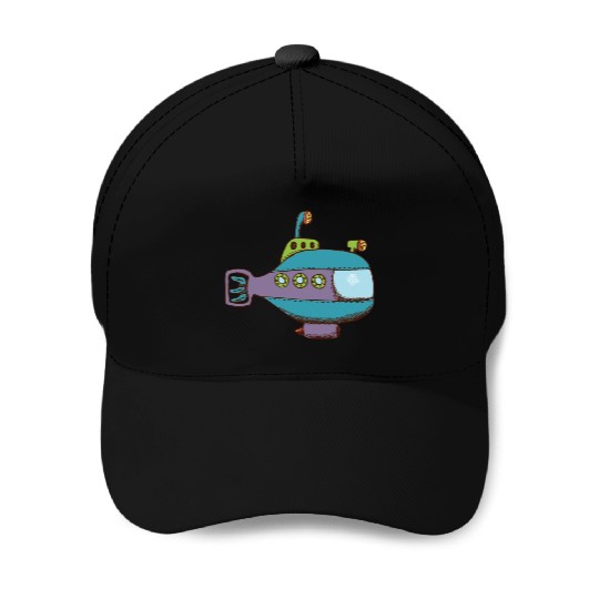 submarine Baseball Caps