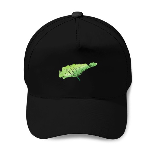 Lotus leaf Baseball Caps