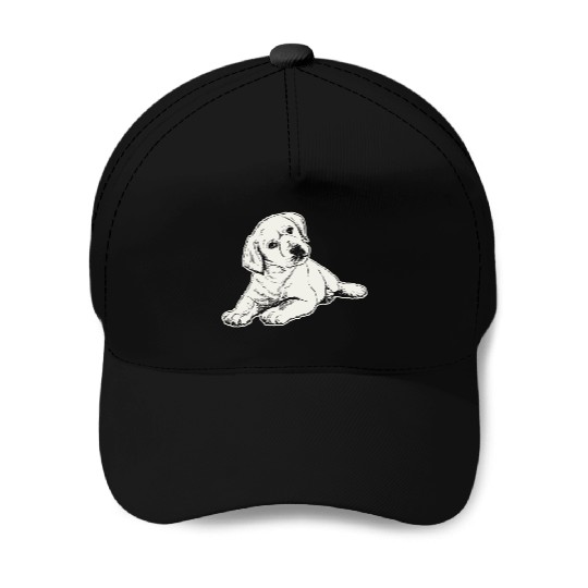 A Puppy Labrador Retriever Design For Dog Lovers Baseball Caps
