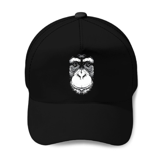 Monkey face Baseball Caps