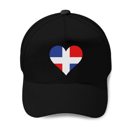 A Heart For The Dominican Republic Baseball Caps