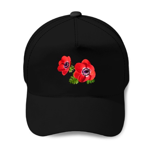 flowers lilies tulips orchids sunflower dahlia ger Baseball Caps