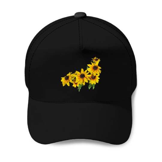 flowers lilies tulips orchids sunflower dahlia ger Baseball Caps
