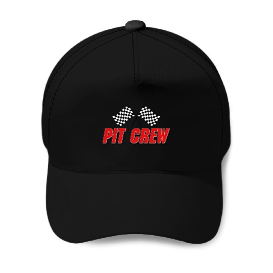 Pit Crew Racing Team Sports Racers Track Pit Stops Baseball Caps