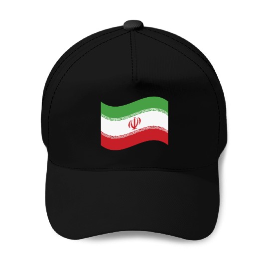 flag iran Baseball Caps