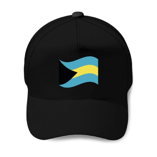 flag bahamas Baseball Caps