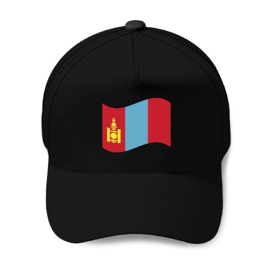 flag mongolia Baseball Caps