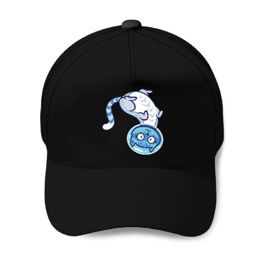 Space cat Baseball Caps