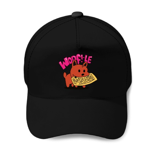 waffle dog Baseball Caps