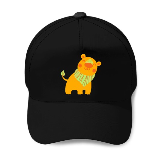 Baby lion Baseball Caps