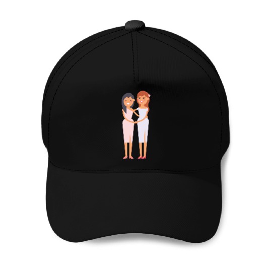 wedding couple Baseball Caps