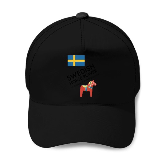 SWEDISH HORSE POWER Baseball Caps