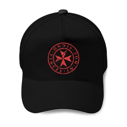 Knights Templar Maltese Cross Baseball Caps