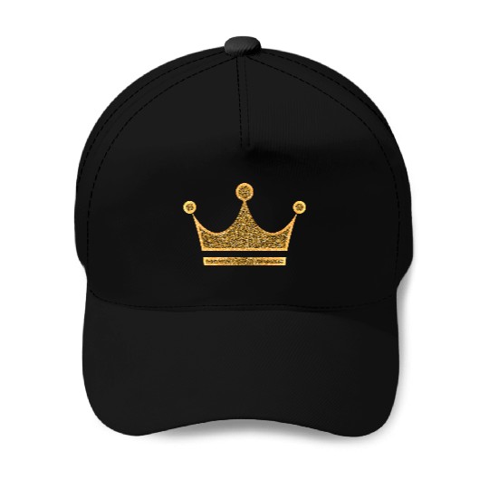 Vip golden crown monarch king vector image rap art Baseball Caps