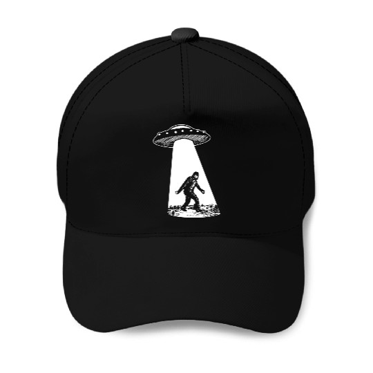 Bigfoot UFO Baseball Caps Sasquatch Alien Abduction