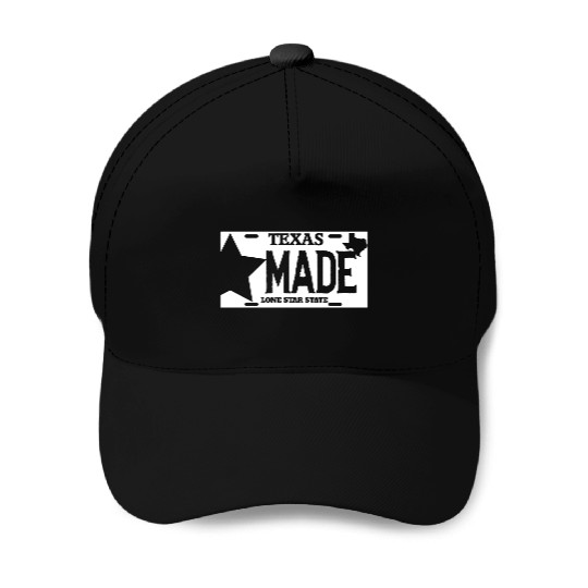 Texas - texas made lone star license plate Baseball Caps