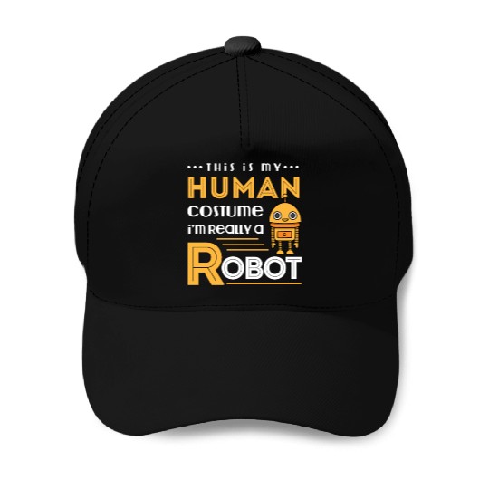 Robot Human Costume Baseball Caps