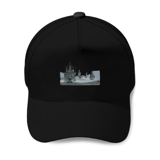 Navy ship Baseball Caps
