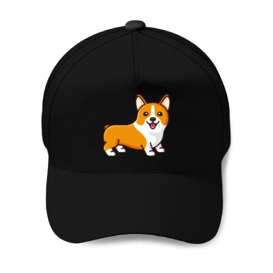 Corgi Baseball Caps