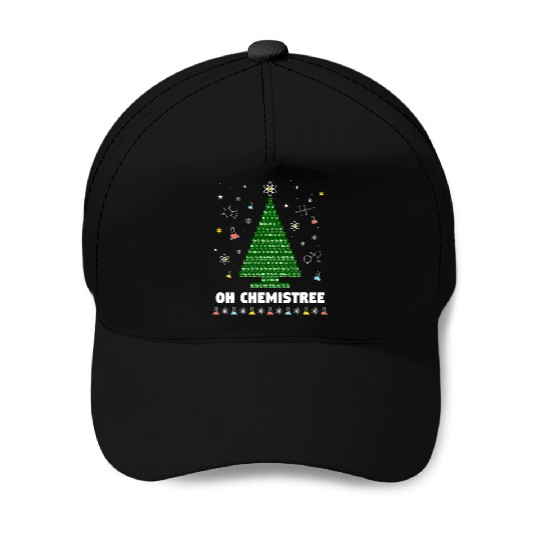 Oh Chemistree Periodic Table Christmas Tree Baseball Caps