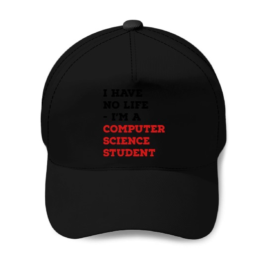 computer science student Baseball Caps