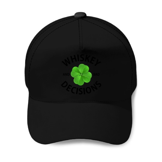 Green Irish Shamrock Baseball Caps St Patricks Day