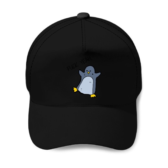 Fuck Yeah Penguin Baseball Caps